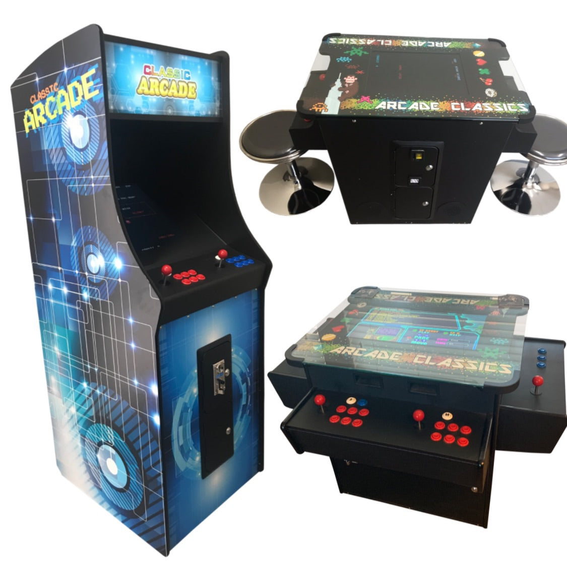 Arcade Classic 4-Player Multicade - COCKTAIL HOUR ENTERTAINMENT