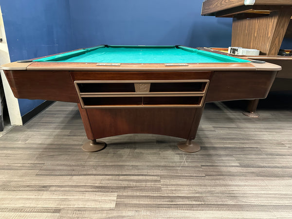 Fully Restored Brunswick Gold Crown III 9FT Pool Table