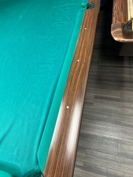 Fully Restored Brunswick Gold Crown III 9FT Pool Table