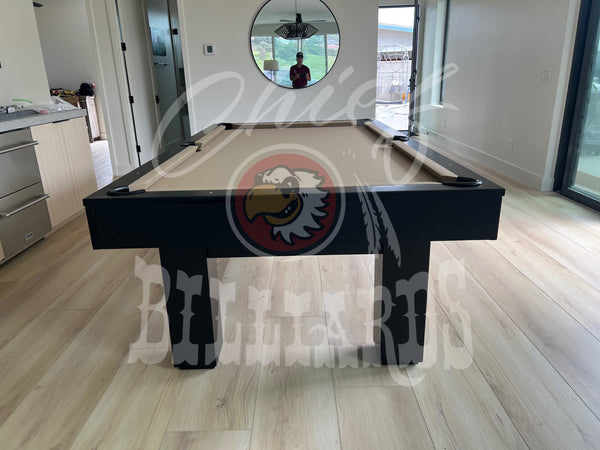 “Prizm” 7FT & 8FT POOL TABLE (Black Or Grey Finish)