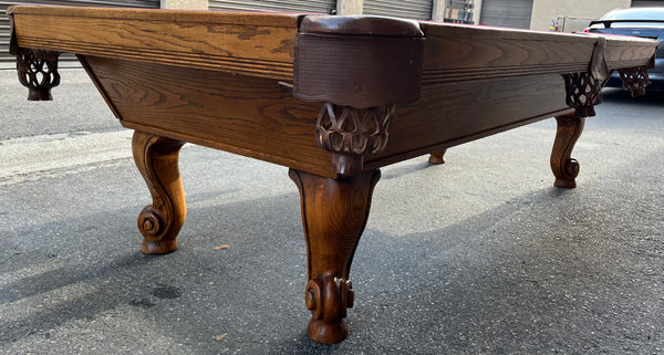 American Billiards Company 8FT Pool Table - Oak Wood