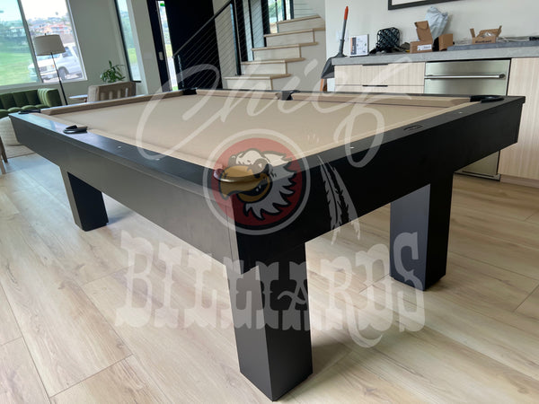 “Prizm” 7FT & 8FT POOL TABLE (Black Or Grey Finish)