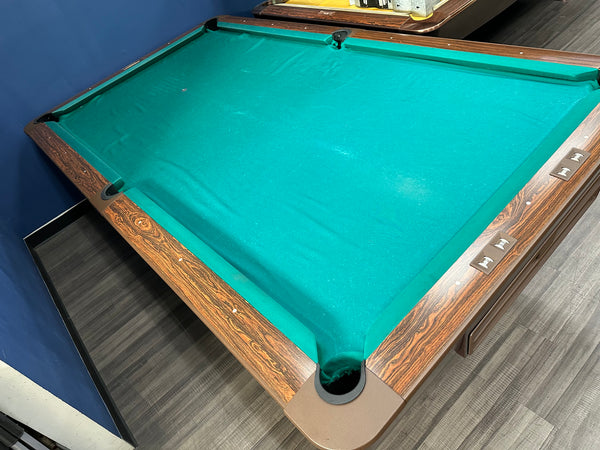 Fully Restored Brunswick Gold Crown III 9FT Pool Table