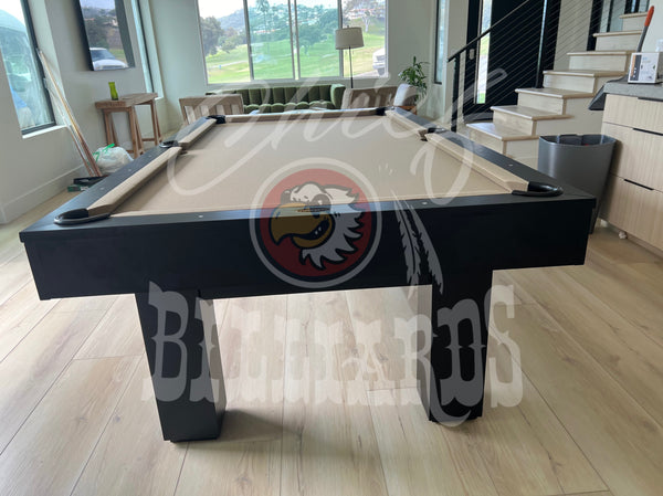 “Prizm” 7FT & 8FT POOL TABLE (Black Or Grey Finish)