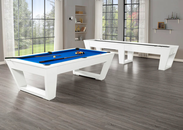 TELLICO 8FT Pool Table - Frost White Finish