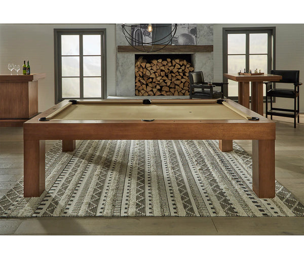 ALTA 8FT Pool Table - Brushed Walnut Finish