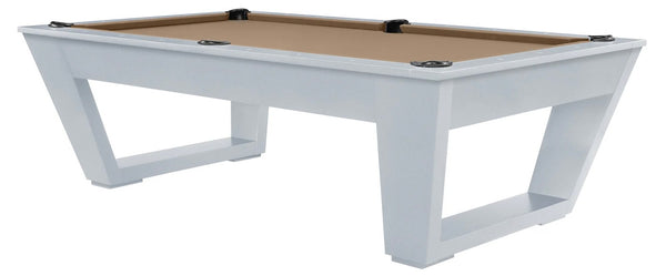 TELLICO 8FT Pool Table - Frost White Finish