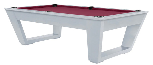 TELLICO 8FT Pool Table - Frost White Finish