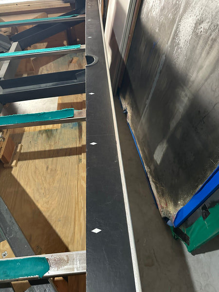 Global 8FT Pool Table - W/Ball Return (1pc Slate) Pre Owned