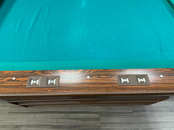 Fully Restored Brunswick Gold Crown III 9FT Pool Table