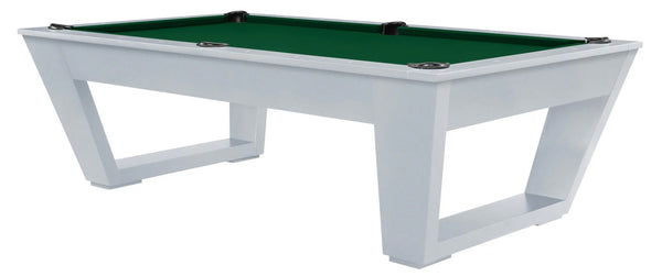 TELLICO 8FT Pool Table - Frost White Finish