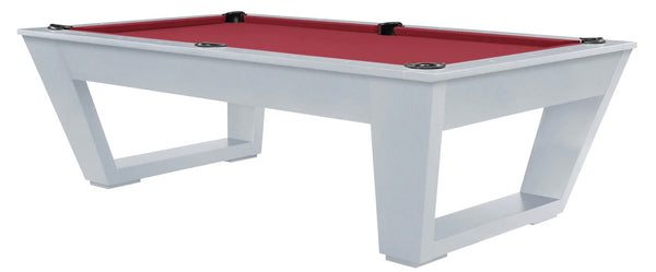 TELLICO 8FT Pool Table - Frost White Finish