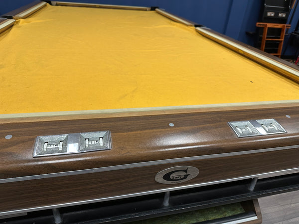 Gandy 9FT Pool Table - Pre Owned - Ball Return